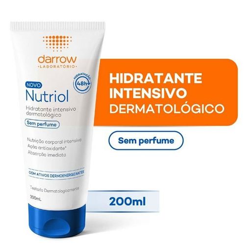 Loção Hidratante Corporal Darrow Nutriol Sem perfume 200ml
