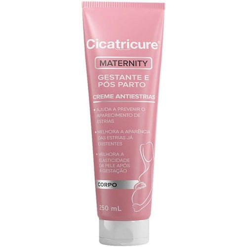 Creme Antiestrias Cicatricure Maternity com Óleo de Amêndoas e Karité 250ml