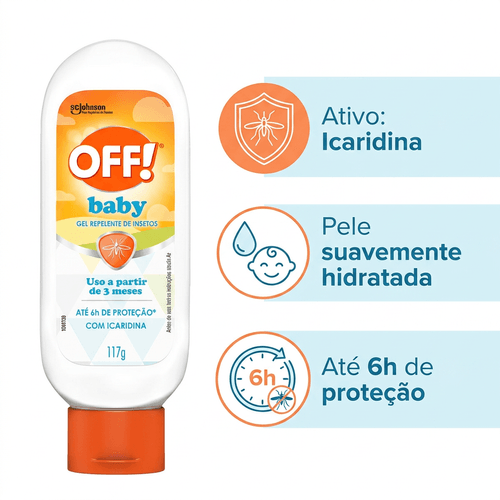 Repelente OFF Baby Bio Alive com Icaridina 117g
