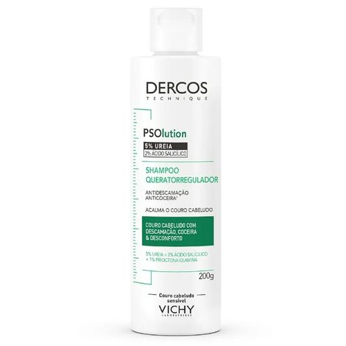 Shampoo Vichy Dercos PSolution com Ureia e Ácido Salicílico 200g