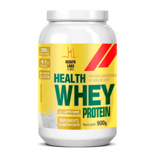 Whey Protein Health Labs 100% Whey Leite Ninho 900g