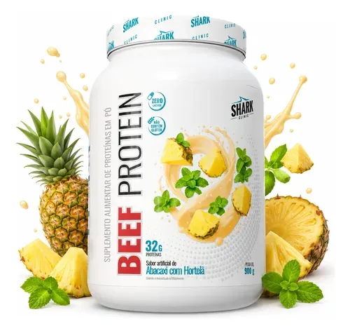 Whey Protein Shark Beef Abacaxi e Hortelã 900g