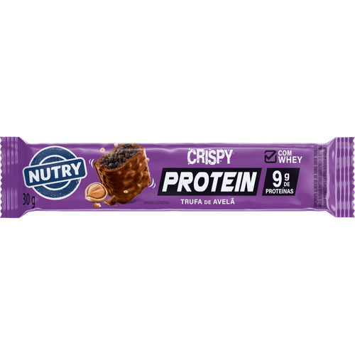 Barra de Proteína Nutry Crisp Trufa de Avelã 30g