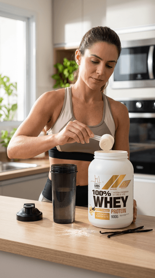 Whey Protein Pure Health Labs Baunilha - 900g