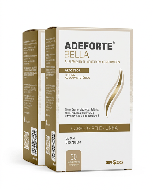 Multivitamínico Gross Adeforte Bella 30 Comprimidos