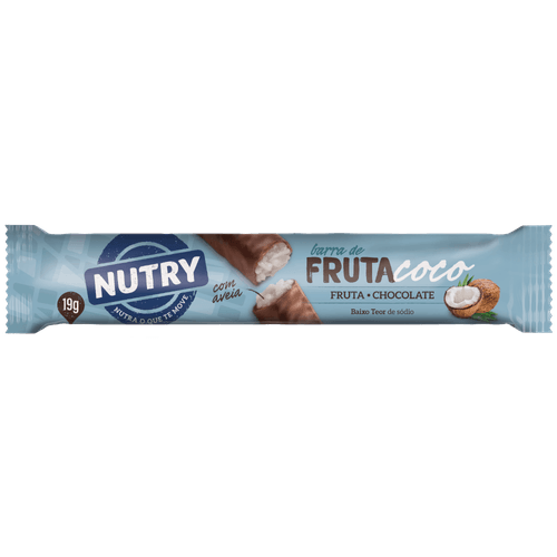 Barra de Cereal Nutry Coco com Chocolate 19g