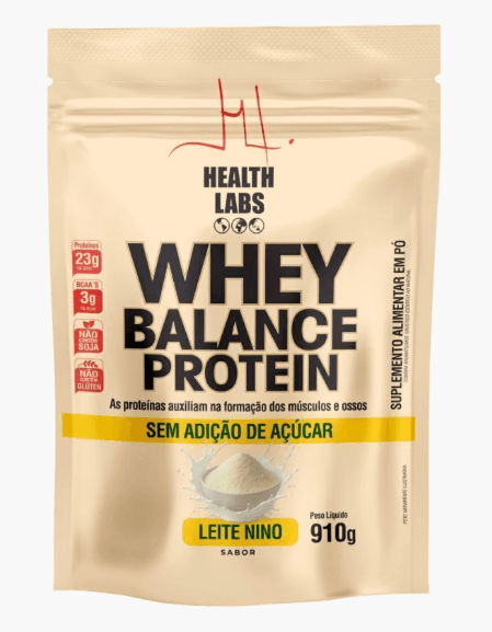 Whey Protein Health Labs Balance Leite Ninho 910g