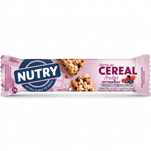 Barra de Cereal Nutry Frutas Vermelhas 22g