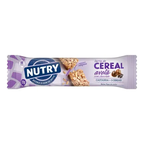 Barra de Cereais Nutry Avelã com Chocolate 22g