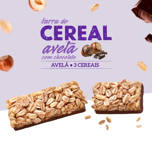 Barra de Cereais Nutry Avelã com Chocolate 22g