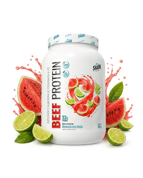 Whey Beef Protein Shark Melancia com Limão 900g