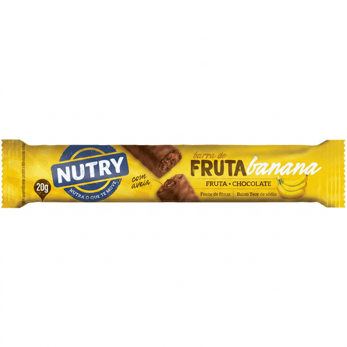 Barra de Fruta Nutry Banana com Chocolate 19g
