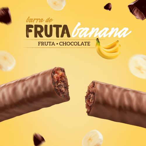 Barra de Fruta Nutry Banana com Chocolate 19g
