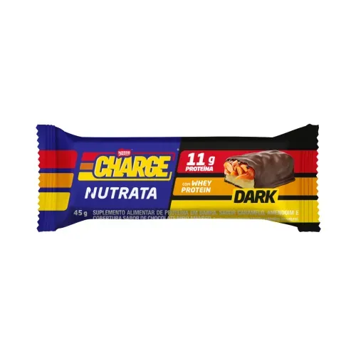 Barra de Proteína Nutrata Charge Dark Chocolate 45g