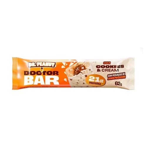 Barra de Proteína Max Titanium Doctor Bar Cookies & Cream 62g