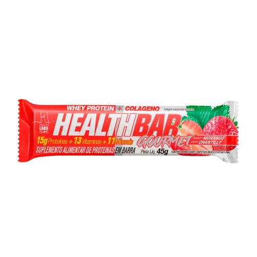 Barra de Proteína Health Labs Morango 45g