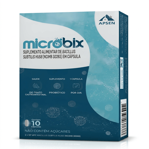 Probiótico Microbix Apsen 10 Comprimidos