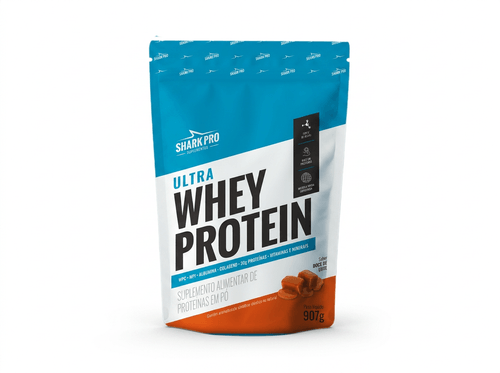 Ultra Whey Shark Pouch Doce de Leite 907g