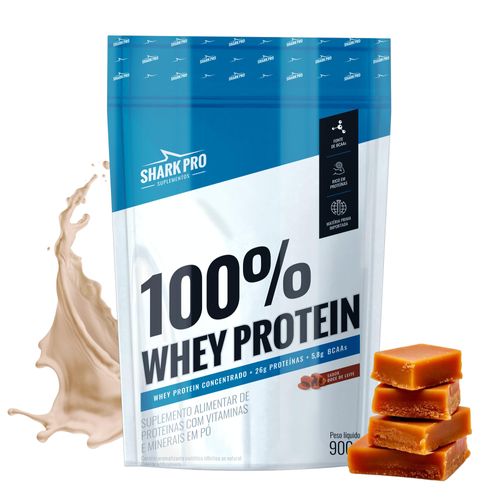 Whey Protein 100% Shark Doce de Leite 900g