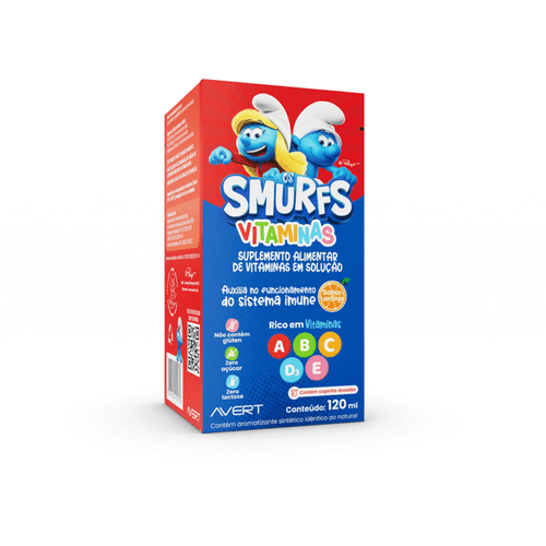 Polivitamínico Infantil Biolab Os Smurfs Solução Oral 120ml