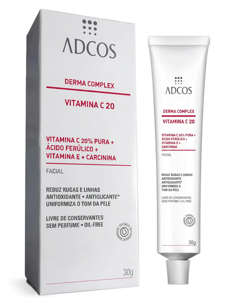 Creme Anti-Idade Adcos Derma Complex Vitamina C - 30g