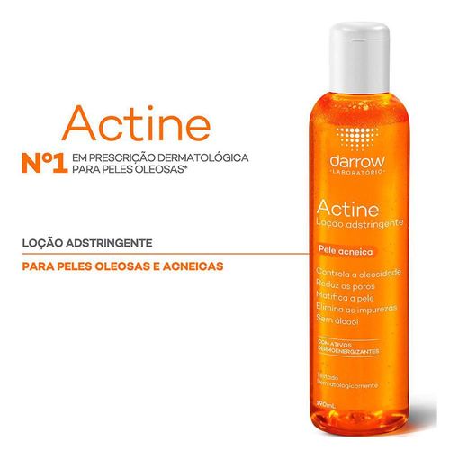 Loção Adstringente Darrow Actine com PCA de Zinco 190ml