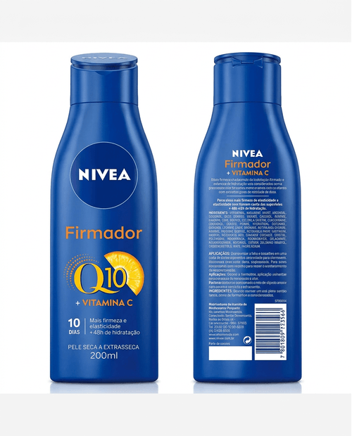 Loção Hidratante Corporal Nivea Firmador com Q10 e Vitamina C 200ml