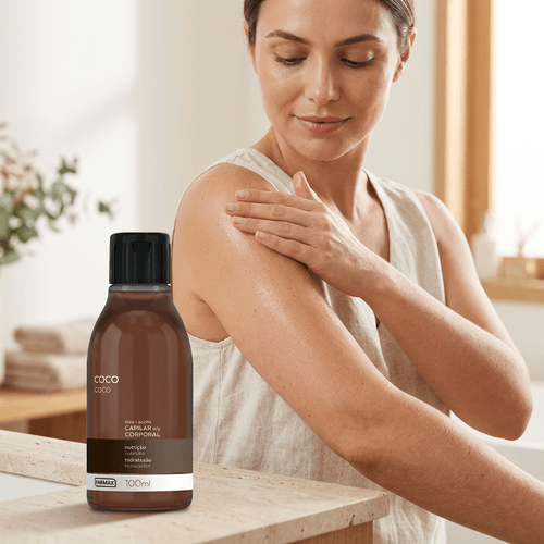 Óleo Corporal Farmax com Coco 100ml