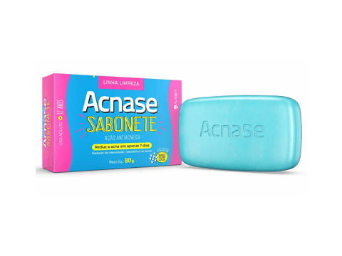 Sabonete Antiacne Acnase com Melaleuca e Triclosan 80g