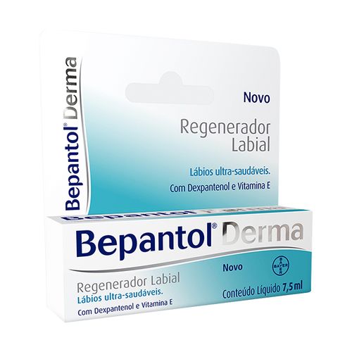 Hidratante Labial Bepantol Derma com Vitamina E e Pantenol 7,5g