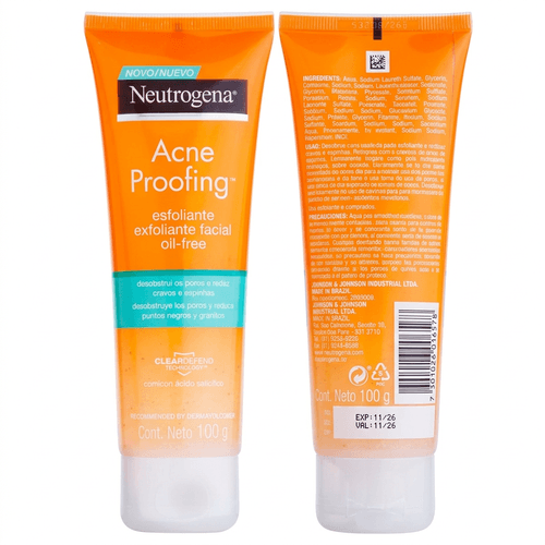 Esfoliante Facial em Gel Neutrogena Acne Proofing 100g