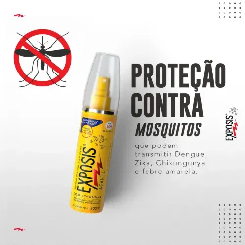 Repelente Spray Exposis Infantil com Icaridina 100ml