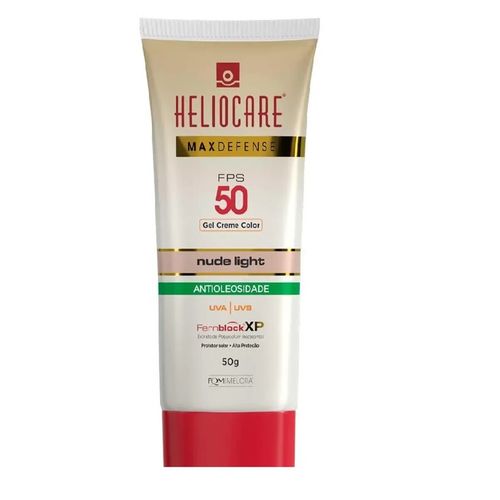 Protetor Solar Facial Melora Heliocare Max Defense Cor Nude Light FPS 50 50g