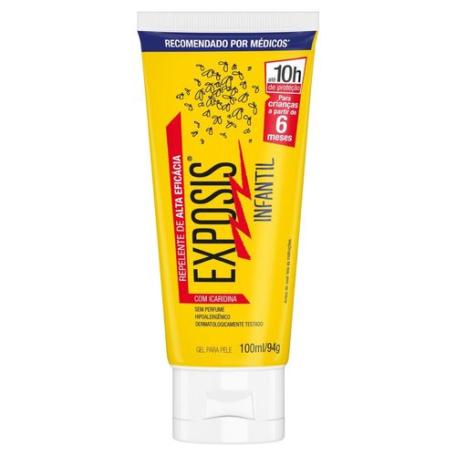 Repelente em Gel Infantil Exposis com Icaridina 20% 100ml