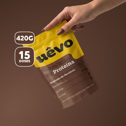 Albumina Clara de Ovo Chocolate - 420g
