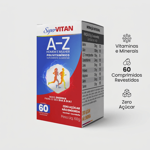 Multivitamínico Supervitan A-Z 60 Comprimidos