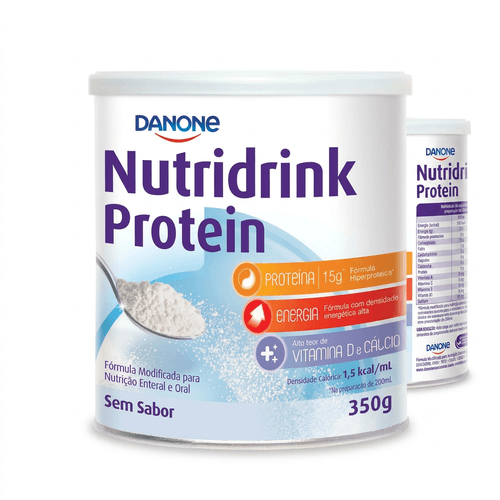 Suplemento Alimentar Danone Nutridrink Protein Sem Sabor 350g