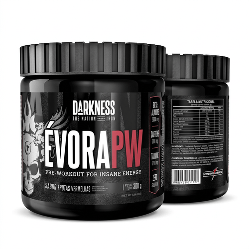 Pré-Treino Integralmédica Darkness Évora PW Frutas Vermelhas 300g