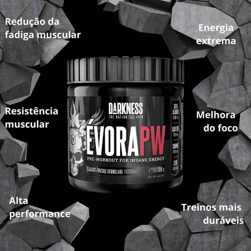 Pré-Treino Evora PW Frutas Vermelhas - 300g
