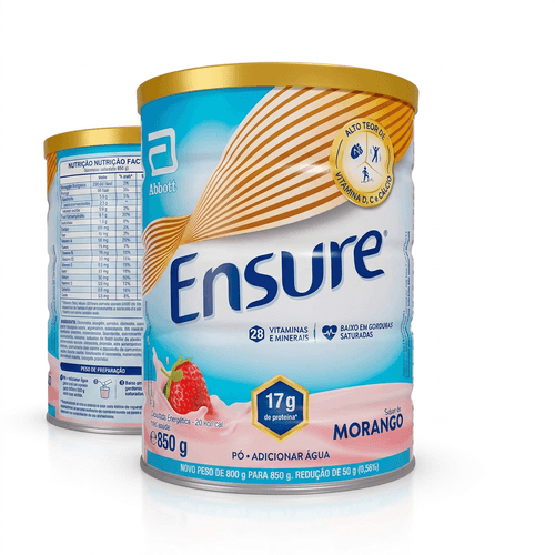 Suplemento Nutricional Ensure Morango 850g