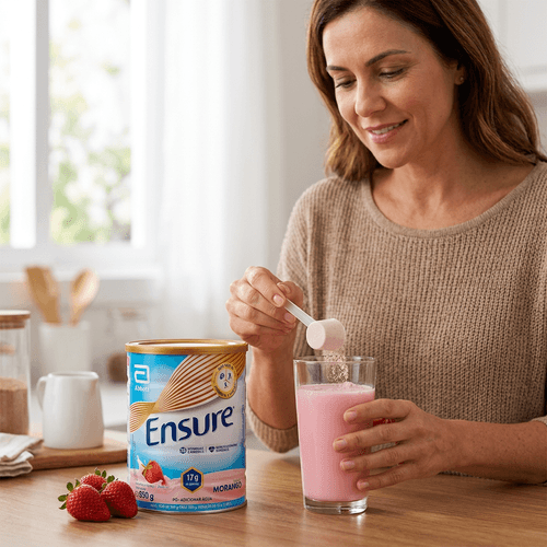 Suplemento Nutricional Ensure Morango 850g