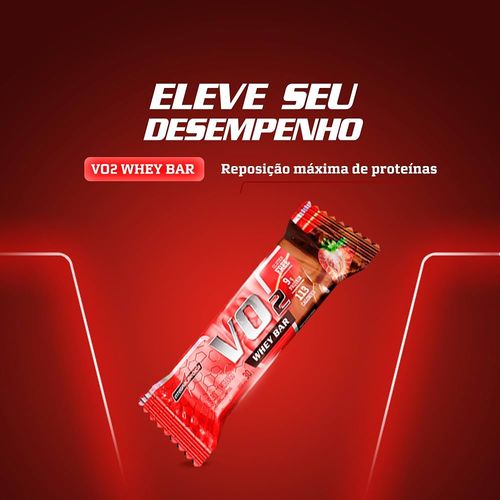 Barra de Proteína Integralmédica VO2 Morango 30g
