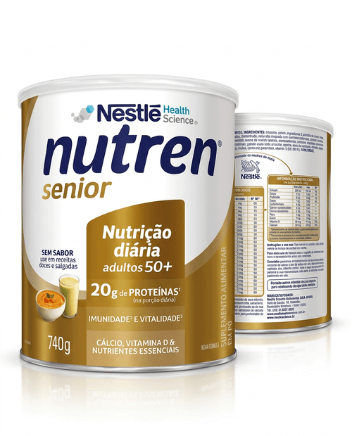 Complemento Alimentar Nutren Senior Sem Sabor 740g
