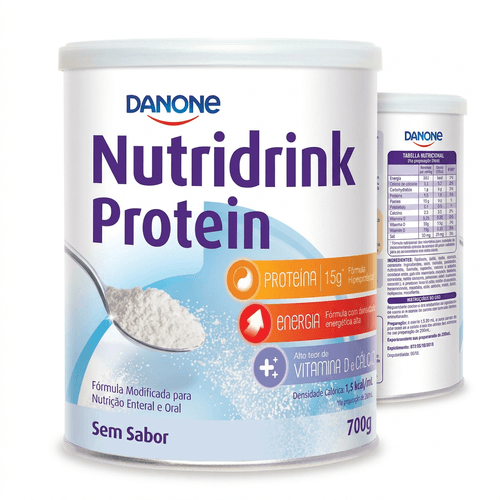 Suplemento Alimentar Danone Nutridrink Protein Sem Sabor 700g