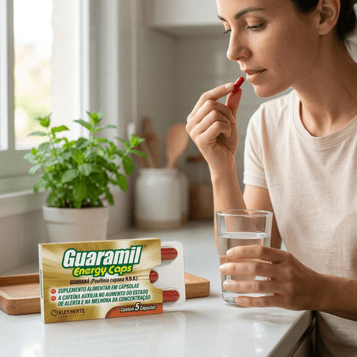 Cafeína Hertz Guaramil 5 Cápsulas