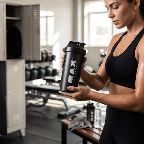 Coqueteleira Preta Max Titanium - 700ml
