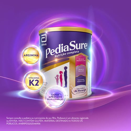 Suplemento Nutricional Infantil Pediasure Morango 400g