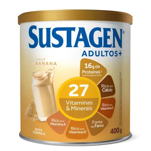 Complemento Alimentar Sustagen Adultos+ Banana 400g