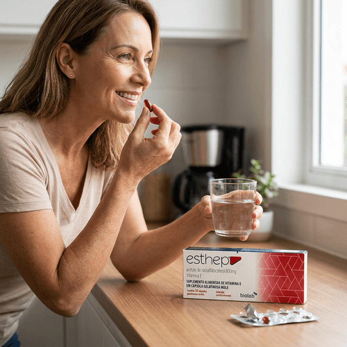 Vitamina E Biolab Esthep 800mg 30 Cápsulas