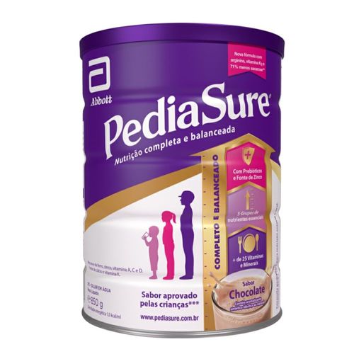 Suplemento Alimentar Infantil Pediasure Chocolate 850g